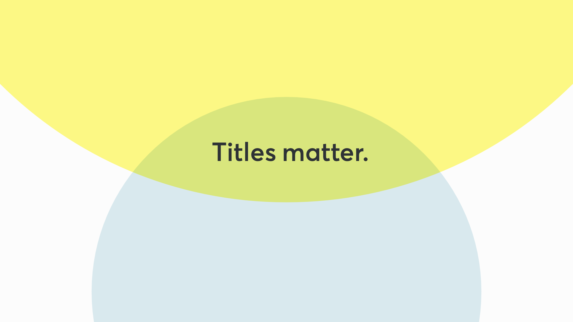 Preview image for Titles matter
